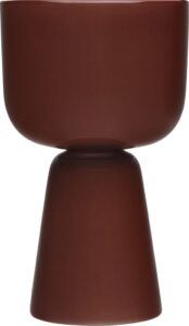 Osłonka na doniczkę Nappula wysoka 15,5 cm brązowa – elegancki design, wysoka jakość, idealna do wnętrz