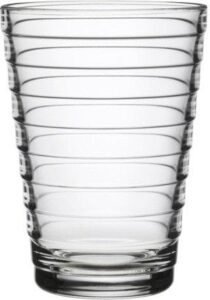 Szklanki Aino Aalto 330 ml przezroczyste 2 szt. – elegancki design, funkcjonalność, szkło