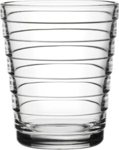Szklanki Aino Aalto przezroczyste 4 szt. – elegancki design, uniwersalne zastosowanie, szkło