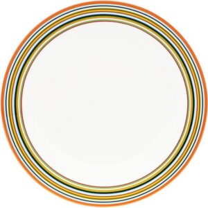 Talerz duży Origo pomarańczowy – nowoczesny design, kolorowy, ceramika