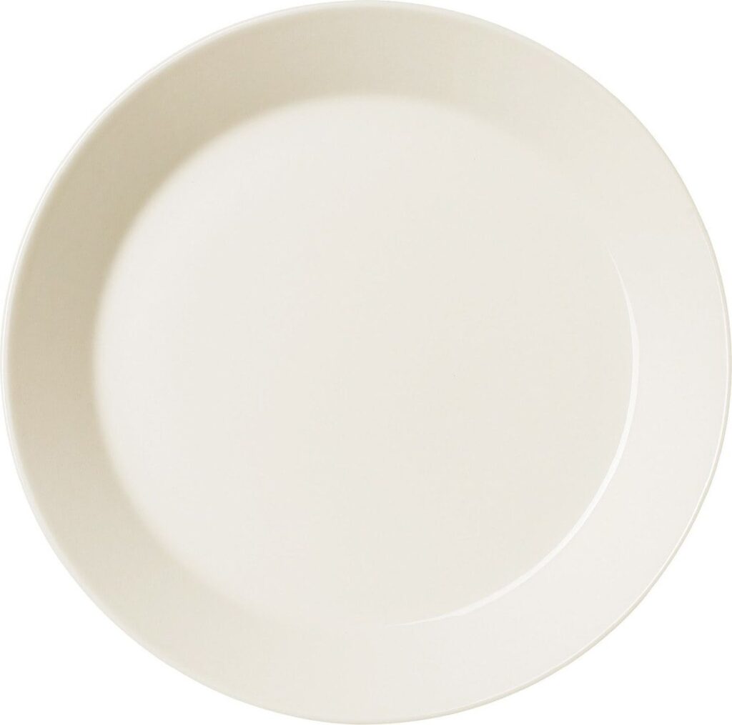 Talerz Teema 21 cm biały – elegancki, minimalistyczny design, idealny do serwowania potraw