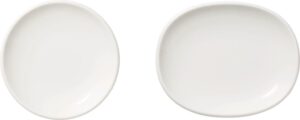 Talerzyki na przekąski Raami 2 szt. – eleganckie, ceramiczne, idealne na imprezy