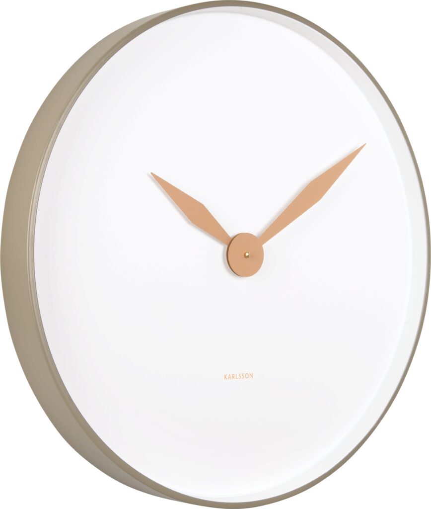 Zegar ścienny Albatross zielony mech – elegancki design, naturalne materiały, styl skandynawski