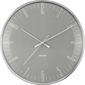 Zegar ścienny Dragonfly 40 cm szary – nowoczesny design, precyzyjny mechanizm, idealny do każdego wnętrza