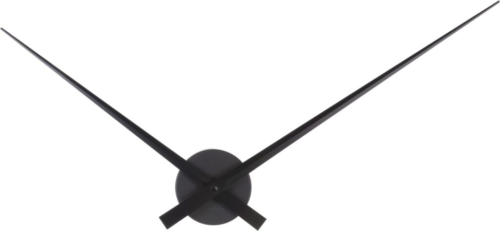 Zegar ścienny Little Big Time czarny – nowoczesny design, minimalistyczny styl, wysoka jakość wykonania