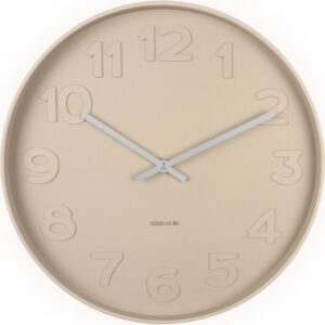 Zegar ścienny Mr. Brown 37,5 cm – elegancki design, brązowy kolor, idealny do każdego wnętrza