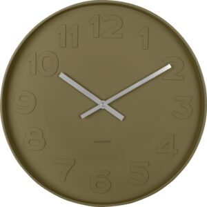 Zegar ścienny Mr. Green 37,5 cm – elegancki design, zielony kolor, idealny do nowoczesnych wnętrz