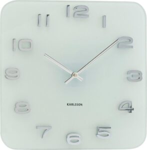 Zegar ścienny Vintage biały – elegancki design, styl retro, idealny do każdego wnętrza
