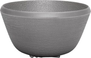 Miseczka na przekąski Trama antracytowa – elegancki design, idealna do serwowania, materiał ceramiczny