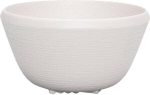 Miseczka na przekąski Trama jasnoszara – elegancki design, funkcjonalność, materiał ceramiczny