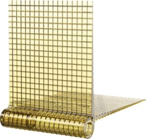Półka Kite bursztynowa – elegancki design, funkcjonalność, nowoczesny styl, materiał wysokiej jakości