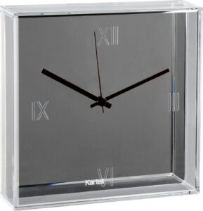 Zegar ścienny Tic&Tac chromowany metalizowany – elegancki design, nowoczesny styl, metal