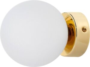 Kinkiet Astra złoty – elegancki design, styl nowoczesny, metalowy