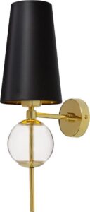 Kinkiet Coco czarny – nowoczesny design, elegancki, idealny do każdego wnętrza