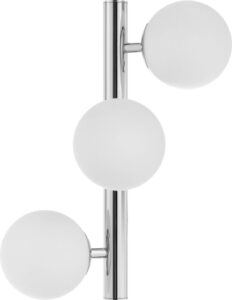Kinkiet Cumulus chrom – nowoczesny design, elegancki kolor, metalowa konstrukcja