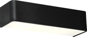 Kinkiet Flat czarny – nowoczesny design, elegancki kolor, idealny do salonu