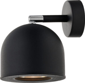 Kinkiet Pilar 1 czarny – elegancki design, nowoczesny styl, materiał metalowy