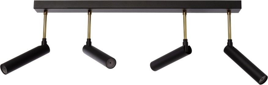 Lampa sufitowa lub kinkiet Lars 4 czarno-złota – nowoczesny design, eleganckie wykończenie
