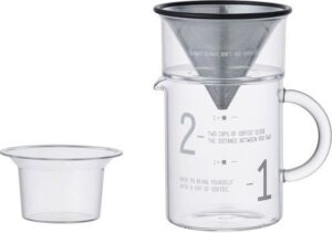 Zaparzacz do kawy Slow Coffee Style z dzbankiem na 2 filiżanki – elegancki design, wygodna obsługa, idealny do parzenia kawy