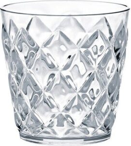 Kubek Crystal S bezbarwny przezroczysty – elegancki design, mały rozmiar, idealny do codziennego użytku