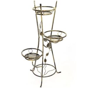 Kwietnik Kolumna zdobiona – elegancki design, metal, wysoka jakość