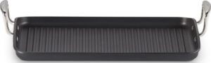 Płyta grillowa Le Creuset 35 cm aluminium nieprzywierające z rowkami – doskonała do grillowania, łatwa w czyszczeniu