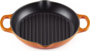 Płyta grillowa Signature głęboka 25 cm – idealna do grillowania, pomarańczowa, wytrzymała