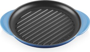 Płyta grillowa Tradition Collection okrągła 25 cm – głęboki błękit, idealna do grillowania