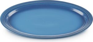 Półmisek Le Creuset owalny 46 cm – elegancki design, niebieski marsylski, ceramiczny