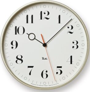 Zegar ścienny Riki Ring 25 cm biały – nowoczesny design, minimalistyczny styl, idealny do każdego wnętrza