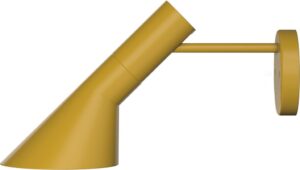 Kinkiet AJ ochra bez widocznego kabla i włącznika – nowoczesny design, minimalistyczny, elegancki