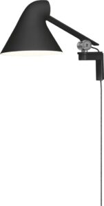 Kinkiet NJP LED 3000 K czarny – nowoczesny design, efektywne oświetlenie, elegancki kolor