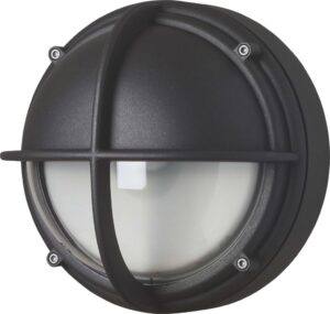 Kinkiet Skot Half LED 4000K transparentny z antracytową ramą – nowoczesny design, energooszczędne oświetlenie