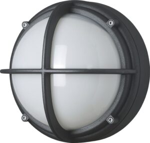 Kinkiet Skot LED 3000K opal z antracytową ramą – nowoczesny design, energooszczędne oświetlenie, elegancki kolor
