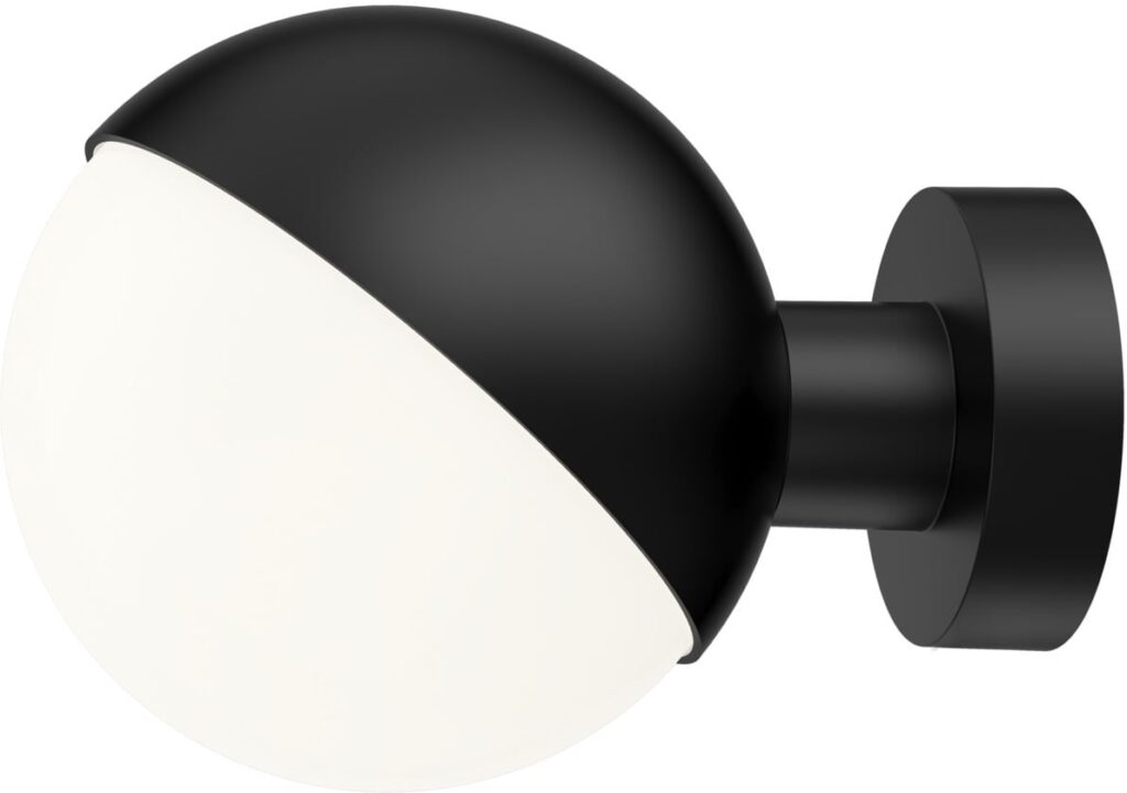Kinkiet VL Studio 15 cm czarny bez widocznego kabla i włącznika – minimalistyczny design, nowoczesny styl, elegancki kolor