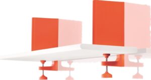 Półka Spike 25 x 90 cm biały blat – nowoczesny design, funkcjonalność, minimalistyczny styl