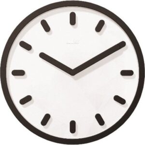 Zegar ścienny Tempo czarny – nowoczesny design, minimalistyczny styl, elegancki wygląd