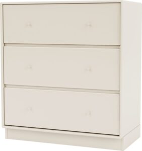 Komoda Carry jasnobeżowa na cokole 7 cm – elegancki design, funkcjonalność, uniwersalny kolor
