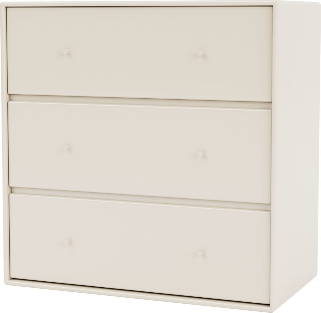 Komoda Carry jasnobeżowa – nowoczesny design, wysoka funkcjonalność, styl skandynawski