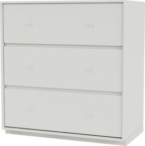 Komoda Carry jasnoszara na cokole 3 cm – elegancki design, funkcjonalność, materiał drewnopochodny