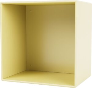 Półka modułowa Montana Mini 1001 żółta – praktyczna i nowoczesna półka o minimalistycznym designie, idealna do każdego wnętrza
