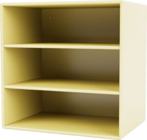 Regał modułowy Montana Mini 1004 żółty – funkcjonalność, nowoczesny design, mały rozmiar, uniwersalne zastosowanie