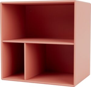 Regał modułowy Montana Mini 1102 koralowy – stylowy design, kompaktowe wymiary, funkcjonalność