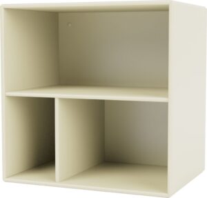 Regał modułowy Montana Mini 1102 waniliowy – funkcjonalność, elegancki design, niewielkie rozmiary, uniwersalny kolor