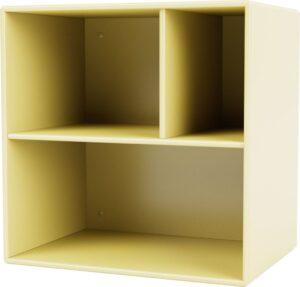 Regał modułowy Montana Mini 1302 żółty – nowoczesny design, funkcjonalność, wymiary 130×130 cm