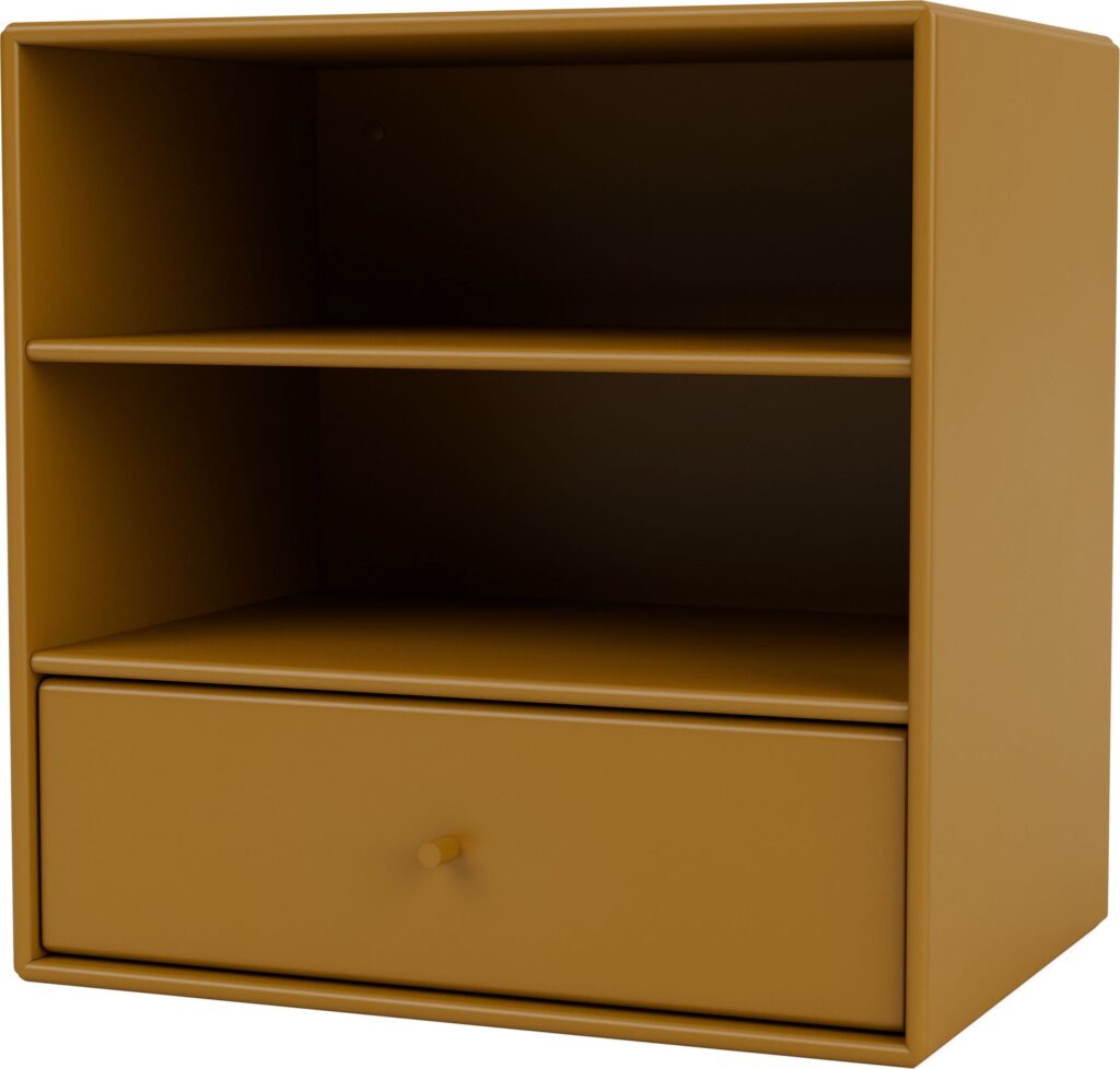 Szafka modułowa Montana Mini 1005 bursztynowa – nowoczesny design, praktyczność, mały rozmiar