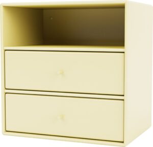 Szafka modułowa Montana Mini 1006 żółta – funkcjonalność, nowoczesny design, kompaktowy rozmiar, idealna do niewielkich wnętrz