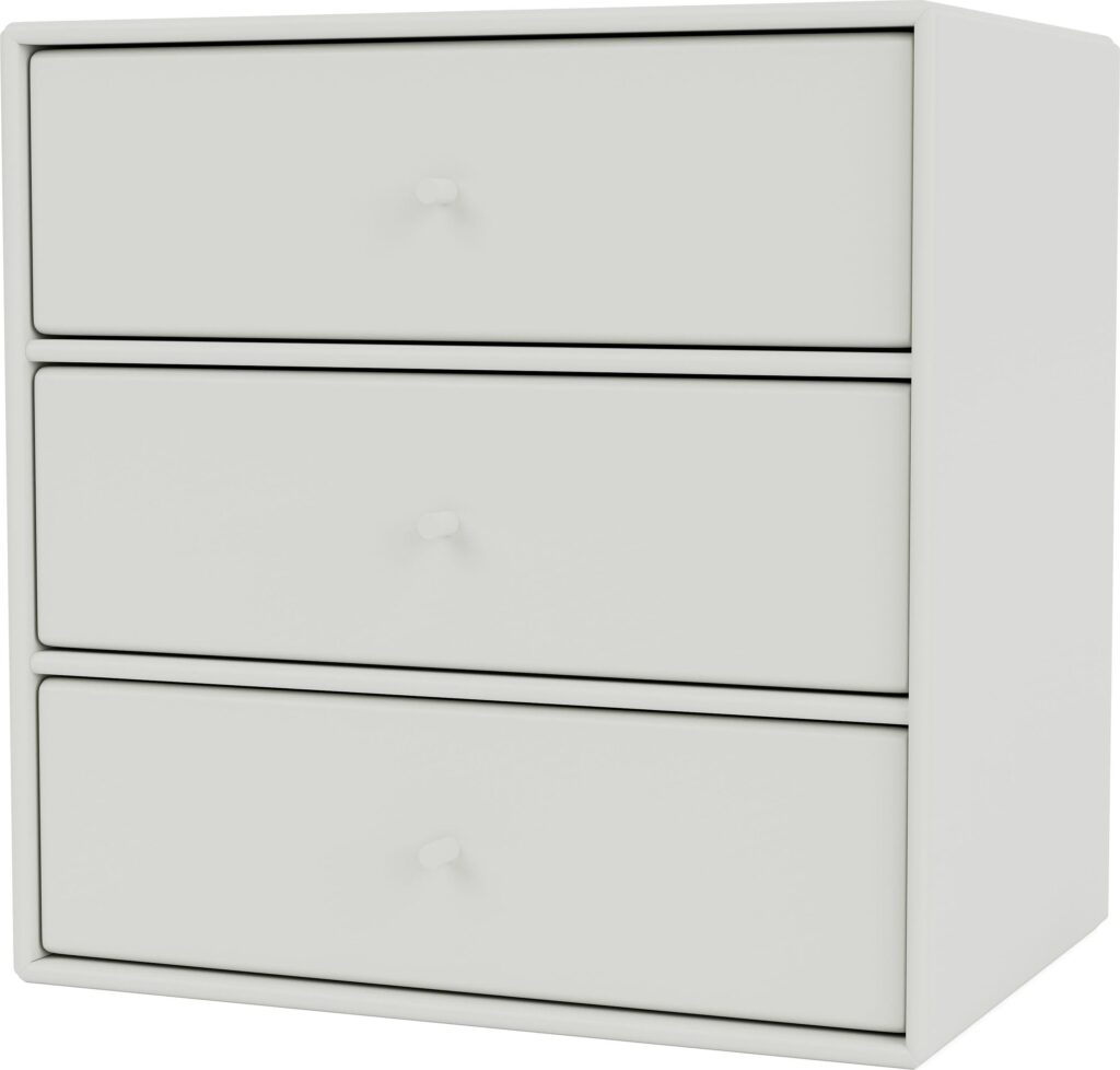 Szafka modułowa Montana Mini 1007 jasnoszara – praktyczne rozwiązanie do małych przestrzeni, nowoczesny design, modułowa konstrukcja
