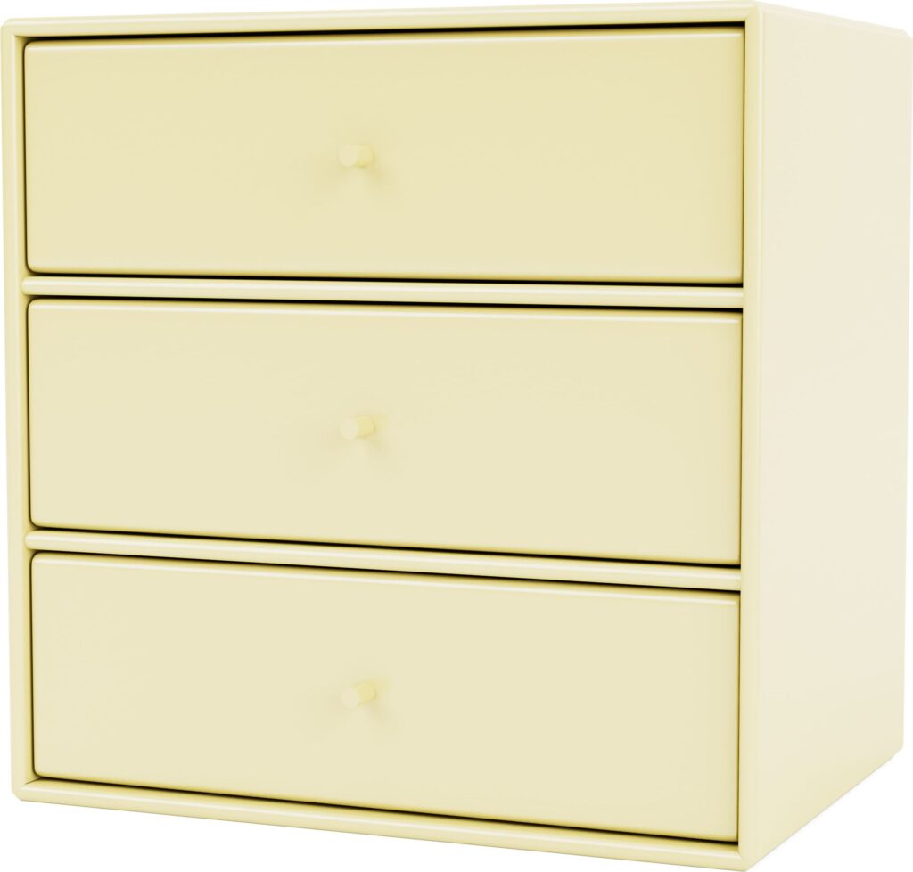Szafka modułowa Montana Mini 1007 żółta – nowoczesny design, wszechstronność, mały rozmiar