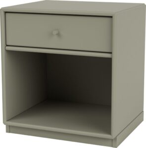 Szafka nocna Dream brązowozielona na cokole 3 cm – elegancki design, funkcjonalność, wysoka jakość